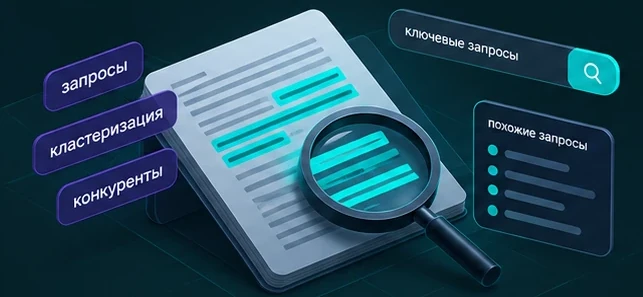 Иллюстрация: анализ текста и запросов в Seolity